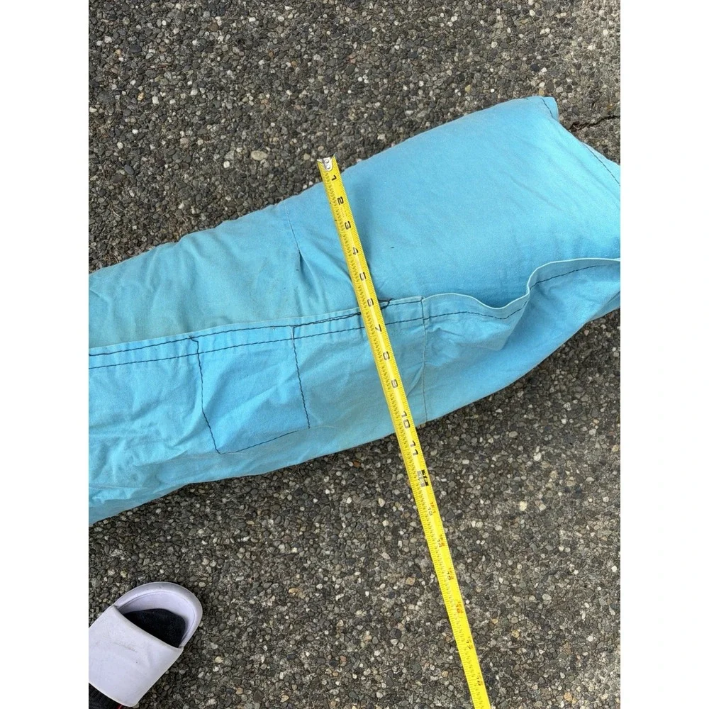 Vntg 1960 Adult Flannel Sleeping Bag Zip Together Hunting Camping 30